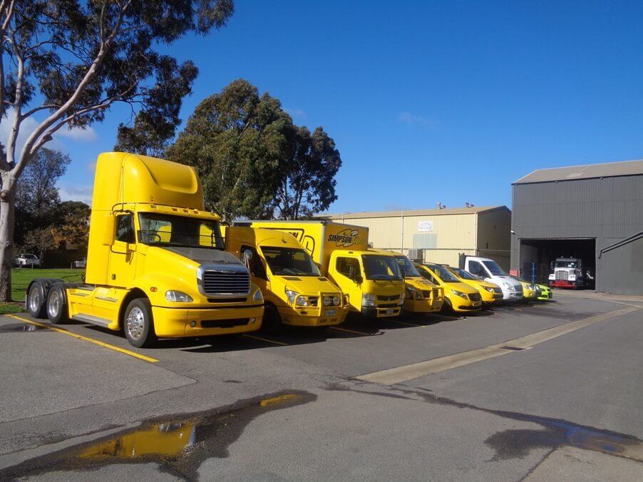 Simpson Crash have a fleet of cars, vans,  trucks and semi’s to aid in the recovery and transport of your vehicle to their work shop